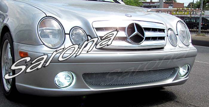 Custom Mercedes CLK Front Bumper  Coupe & Convertible (1998 - 2002) - $650.00 (Part #MB-036-FB)